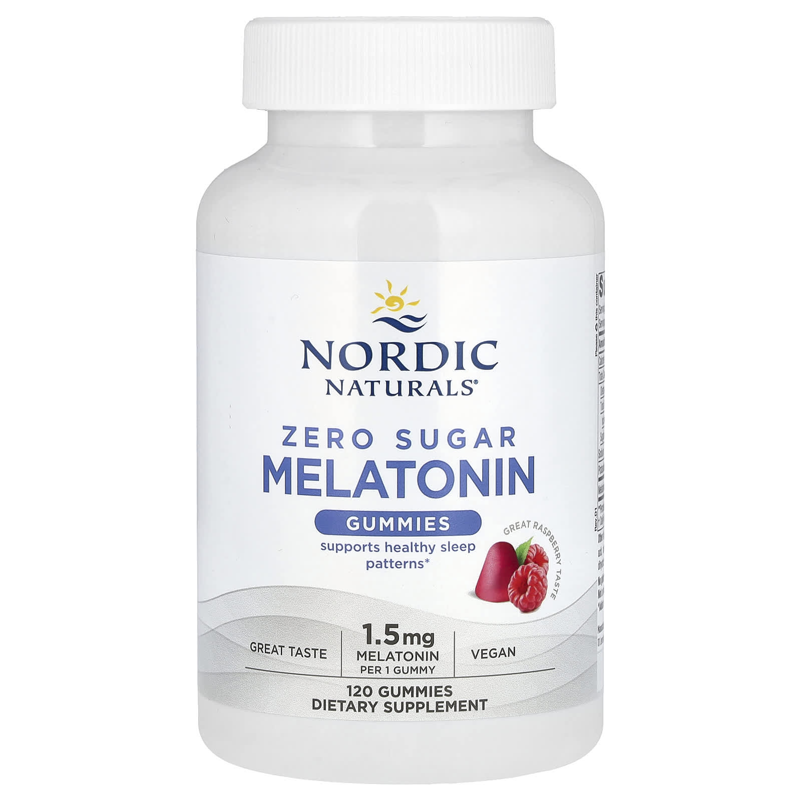 Nordic Naturals, Zero Sugar Melatonin Gummies, 120 UPC 768990301896 | HiLife Vitamins